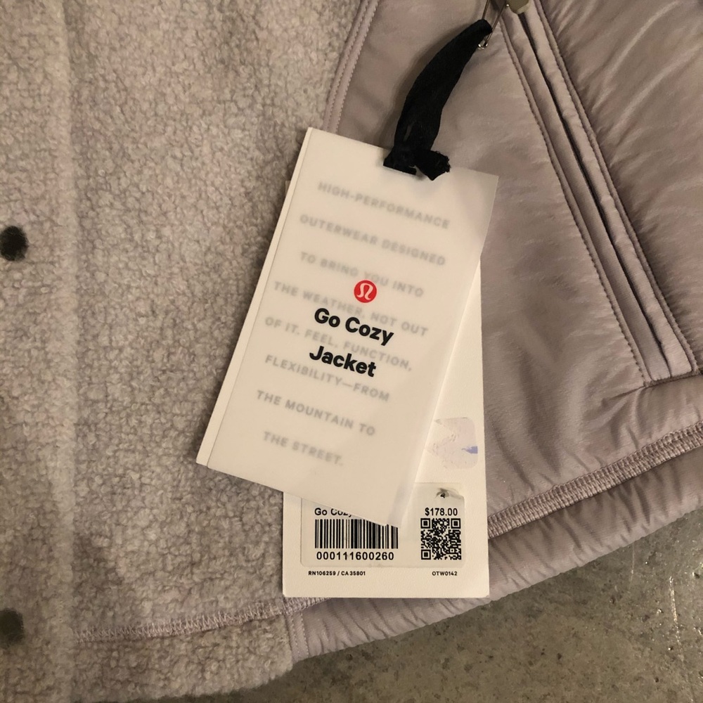 Lululemon Go Cozy Jacket White - Picture 5 of 7